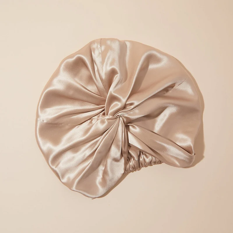Standard Mulberry Silk Bonnet - Champagne Gold