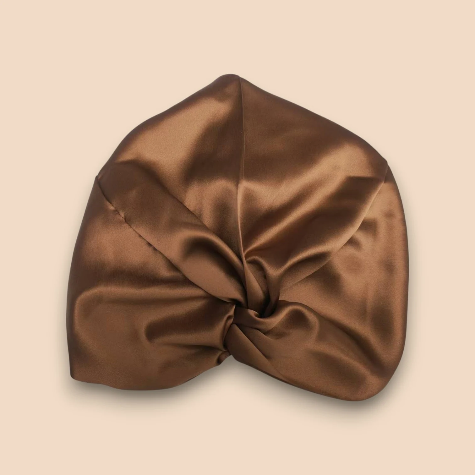 Standard Mulberry Silk Bonnet - Mocha Brown