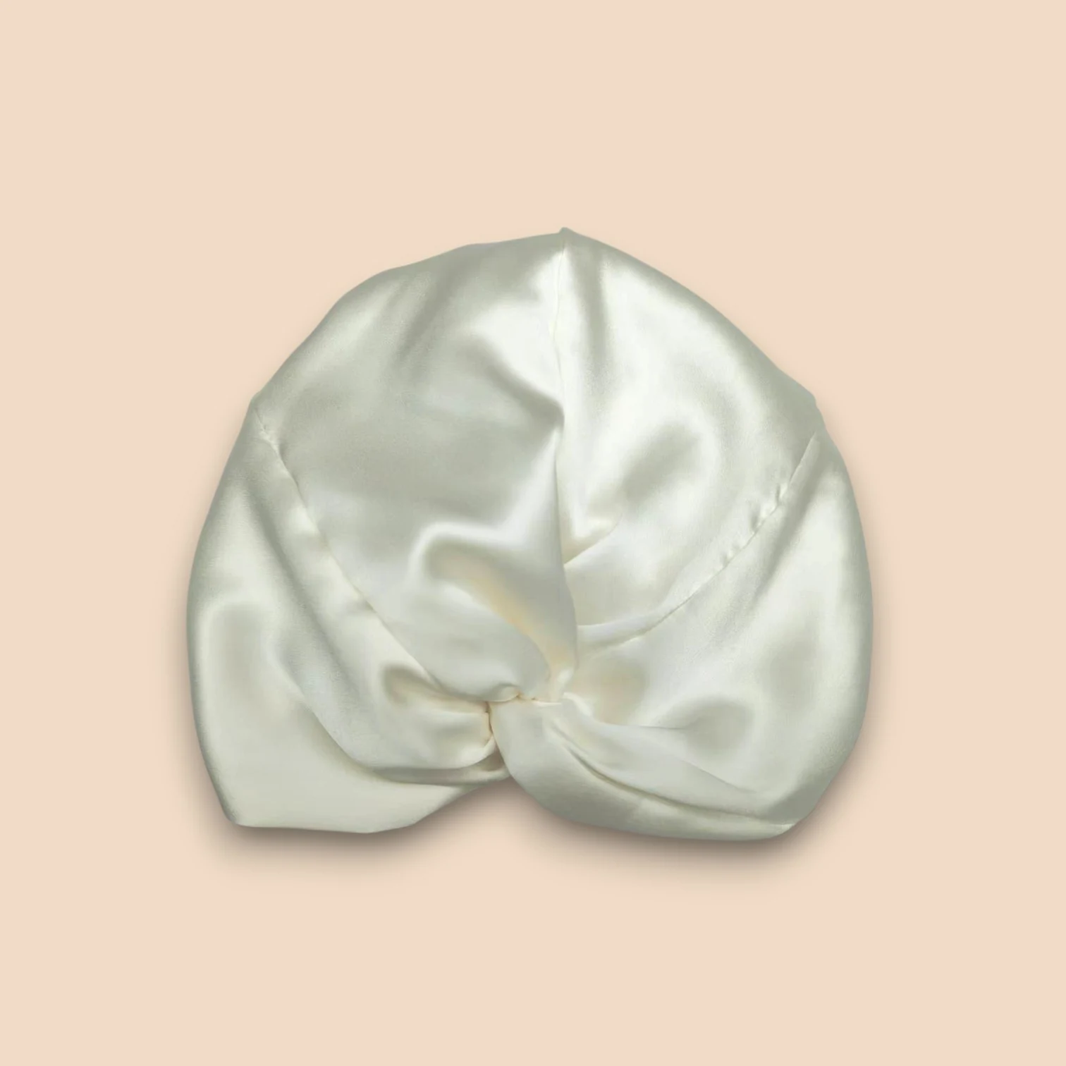Standard Mulberry Silk Bonnet - Pearl White